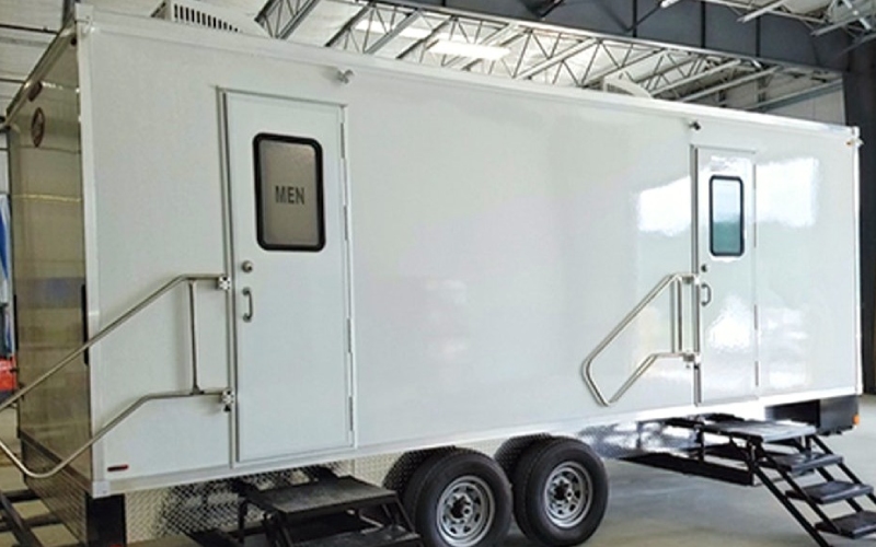 Luxury portable restrooms