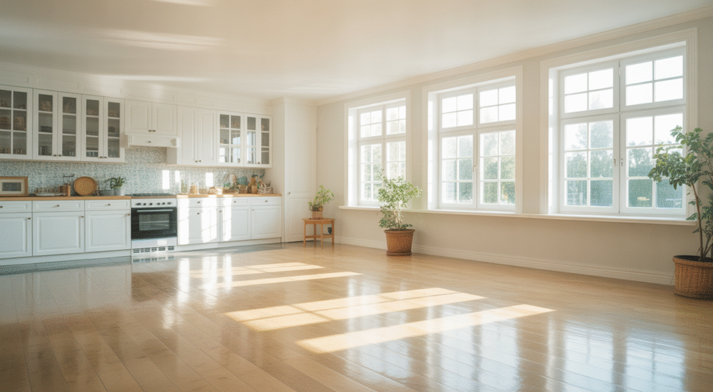 Clean and bright home interior in Santa Cruz